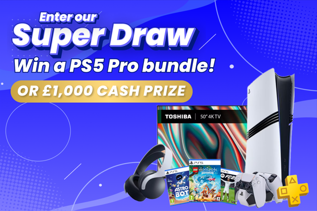 Win a PS5 Pro bundle on One Lottery