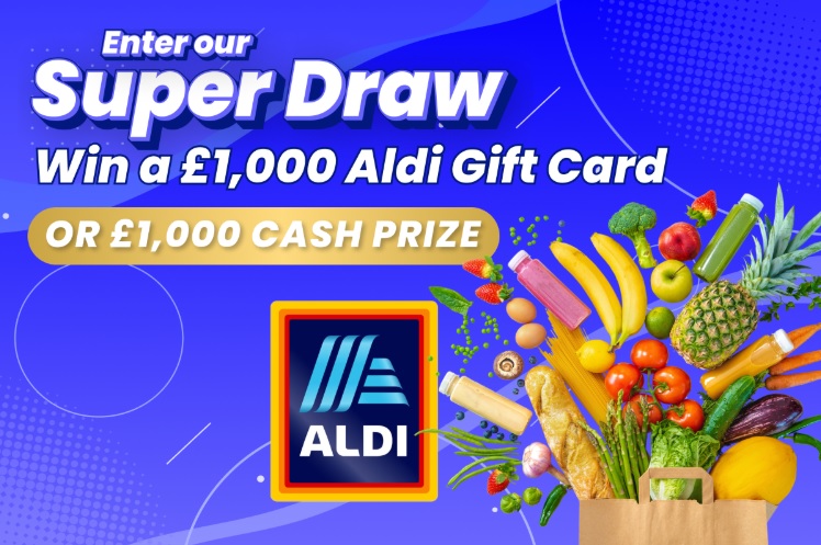 win 1000 aldi gift card on one lottery